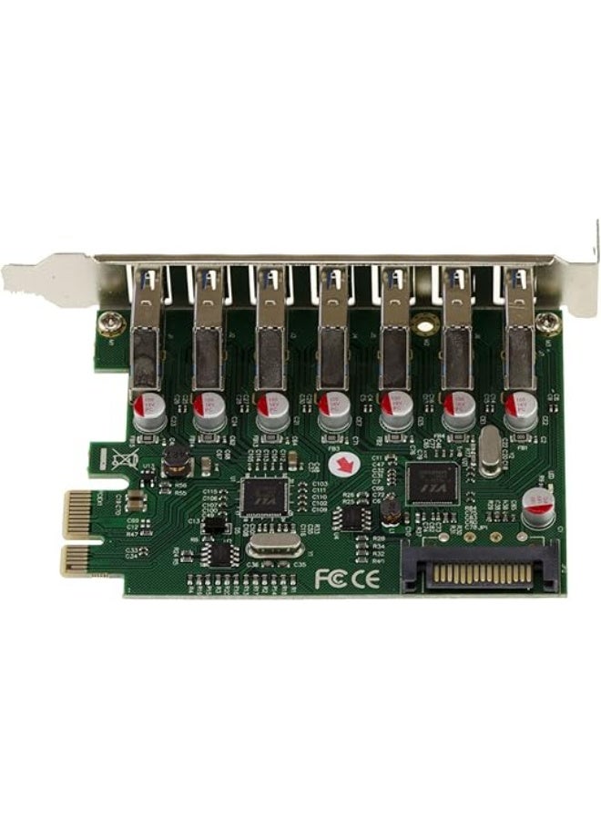 Universal 7-Port PCI Express USB 3.0 Internal Expansion Card with 5Gbps SuperSpeed and Stable Data Transfer - Image 3